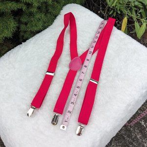 3/$15 Hot Pink Adjustable Suspenders